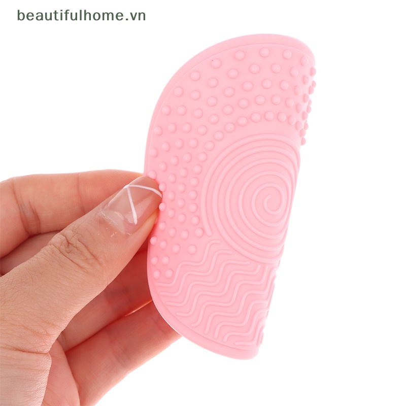 Miếng Silicone Vệ Sinh Cọ Trang Điểm Tiện Dụng