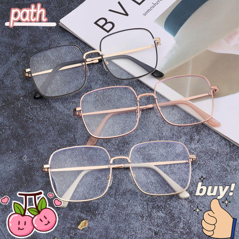 Kính Mát Gọng Vuông Chống Ánh Sáng Xanh Phong Cách Vintage Thời Trang Cho Nữ