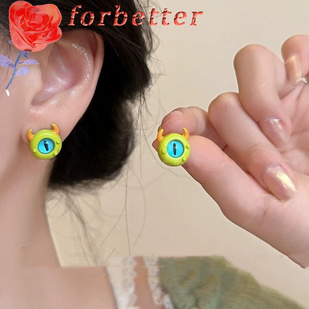 Bông Tai Hình Đôi Mắt Hoạt Hình Phong Cách Cổ Điển Thời Trang Cho Nữ