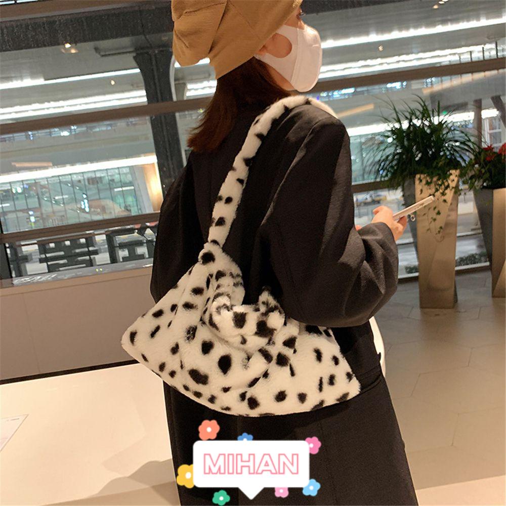 Túi Xách Đeo Vai Phủ Bông Thời Trang Thu Đông Dành Cho Nữ MIHAN1