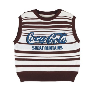 Áo Dệt Kim Không Tay Dáng Rộng Thời Trang Retro Âu Mỹ Xinh Xắn