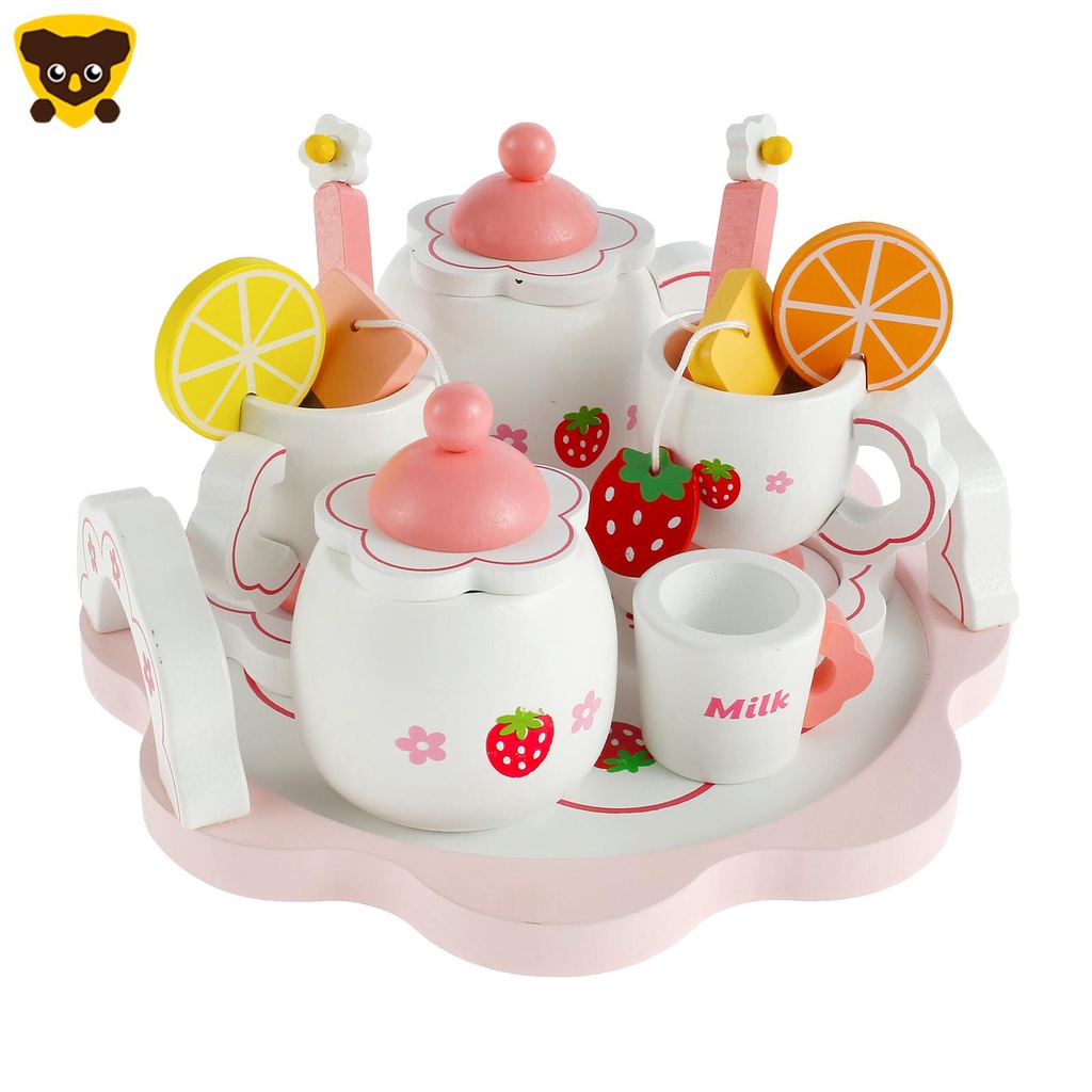 Bộ 13 Món Đồ Chơi Uống Trà Bằng Gỗ Cho Bé SHOPCYC6017