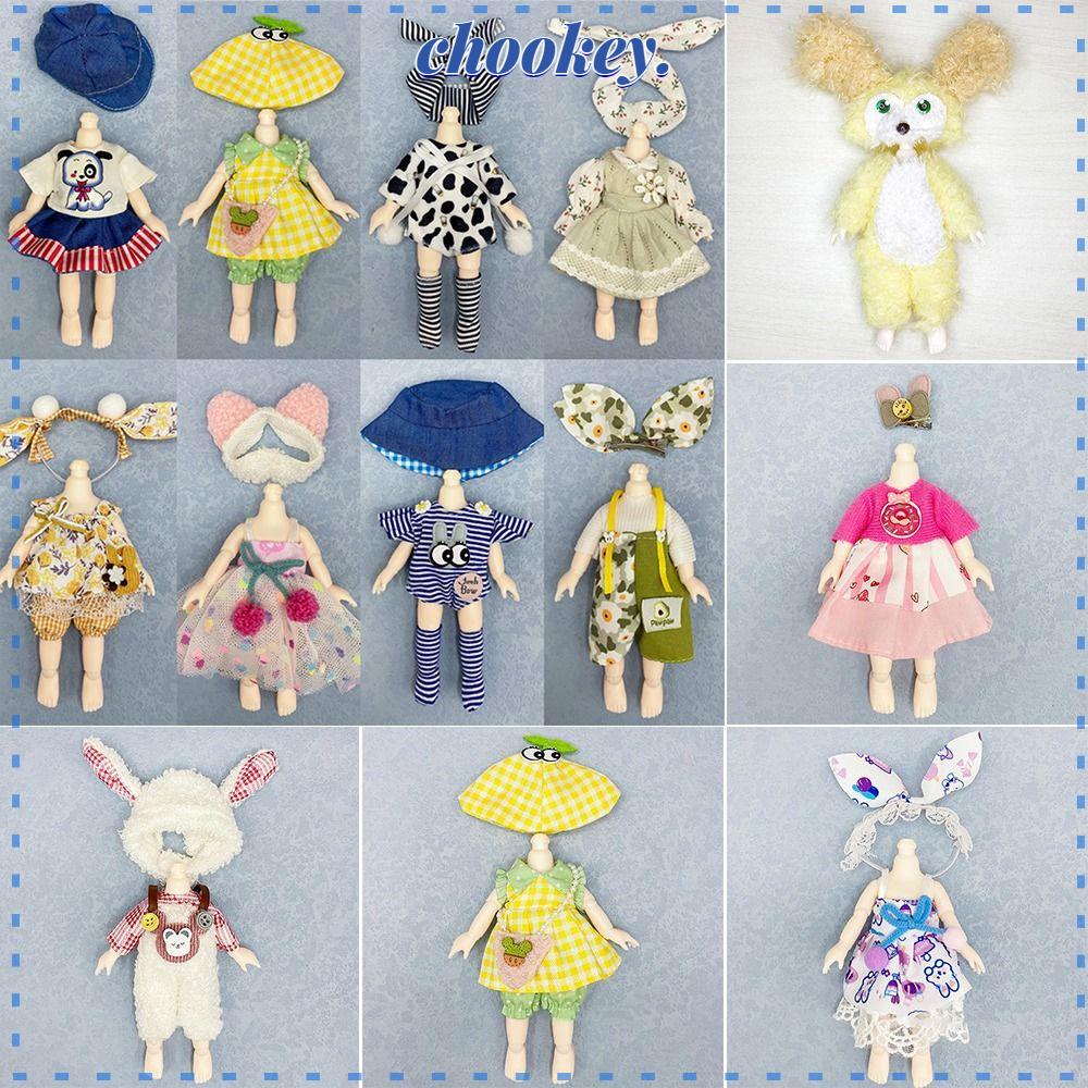 CHOOKEY Đầm Đồ Chơi Búp Bê 1 / 12Bjd Molly Tỉ Lệ 1 / 11 Ob11 Ob11 Ob11 Gsc 16~17cm