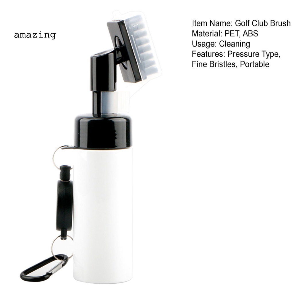 Bình Bóp Vệ Sinh Gậy Đánh Golf Chống Rò Rỉ Kèm Bàn Chải Đầu Gậy Đánh Golf
