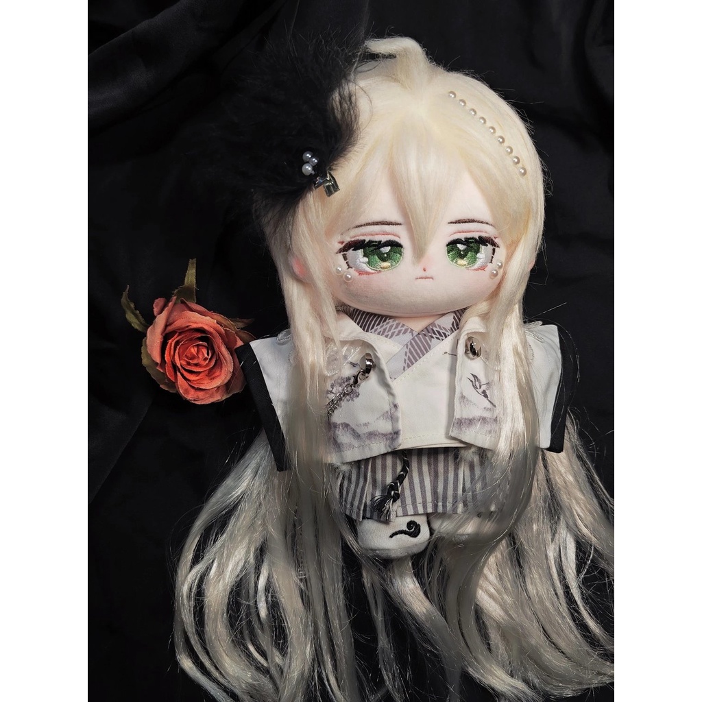 Búp Bê Luchen Attribute Cotton Tóc Dài 20cm Không Xương