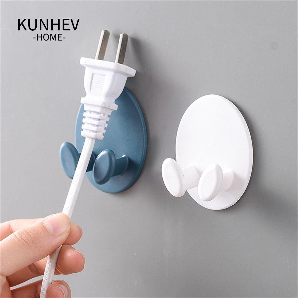 KUNHEV Set 2 Móc Treo Phích Cắm Gắn Tường Trang Trí Nhà Tắm