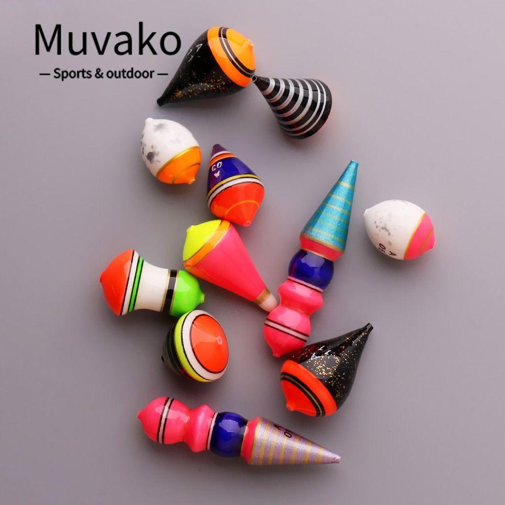 MUVAKO Bộ 3 phao câu cá  nhiều màu sắc chuyên dụng