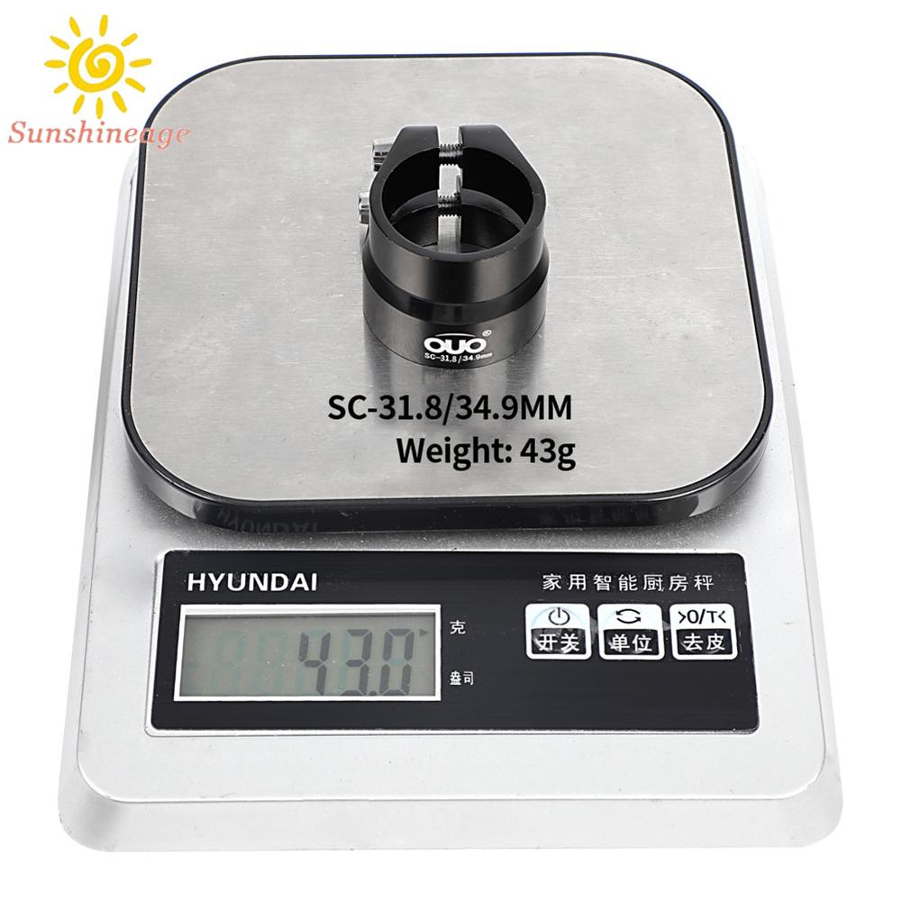 1 Kẹp Cốt Yên Xe Đạp Bằng Hợp Kim Nhôm Hai Lớp 31.6mm / 34.9mm