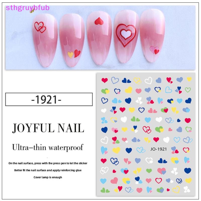 Sticker Màu Gradient Trang Trí Móng Tay Nghệ Thuật