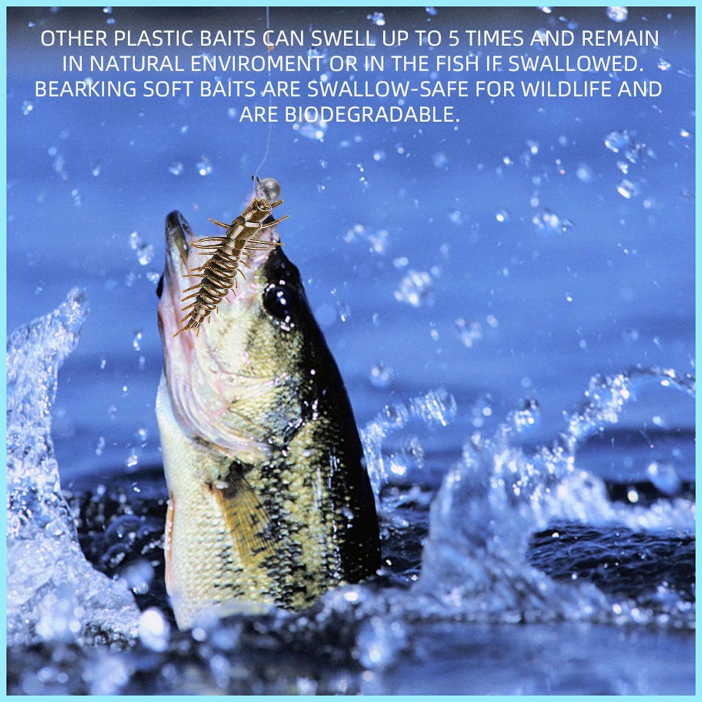 Set 8 / 20 Mồi Giả Nuốt Câu Cá Mềm Có Thể Tái Sử Dụng