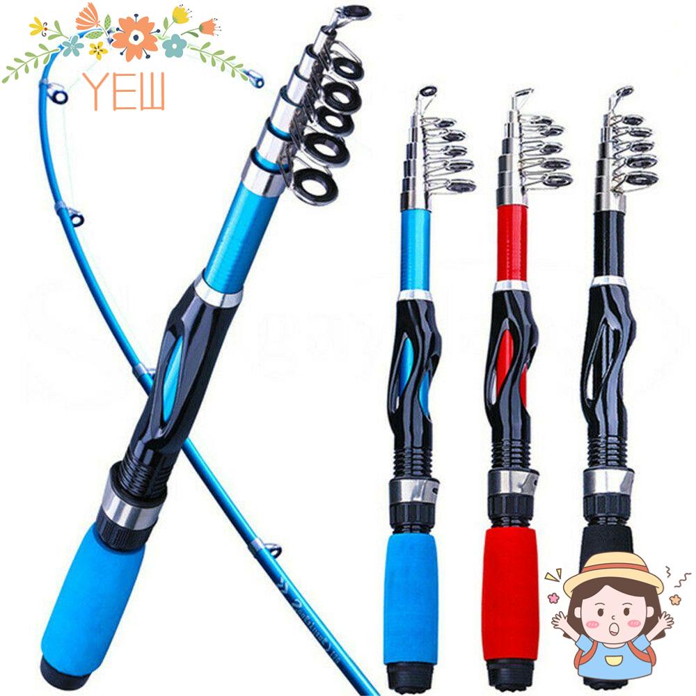Cần Câu Cá Mini 1.1 / 1.3 / 1.5M Siêu Nhẹ Có Thể Thu Gọn Tiện Dụng