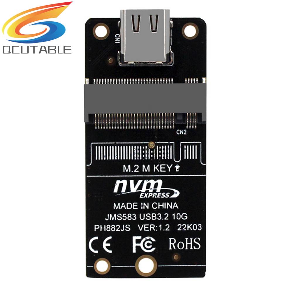 Thẻ Chuyển Đổi NVME M.2 Sang Type-C SSD 10Gbps Hỗ Trợ 2230 2242 2260 2280