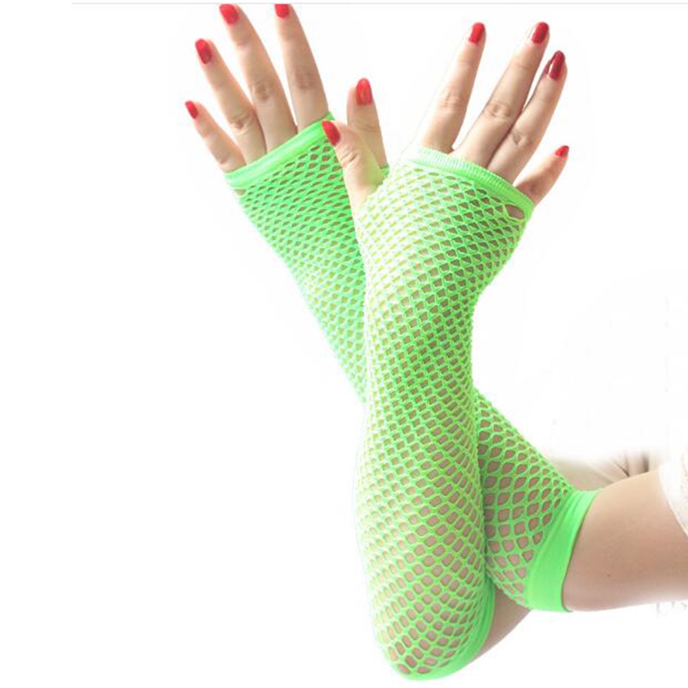 Găng Tay Lưới Hở Ngón Quyến Rũ Cho Nữ