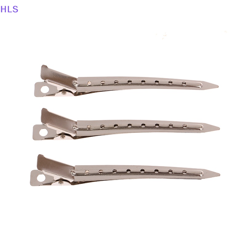 Set 10 Kẹp Tóc Tạo Kiểu DIY Bằng Kim Loại Chuyên Dụng Cho Salon