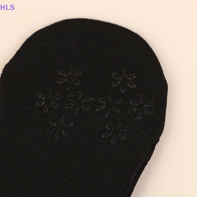 1 Đôi Tất Ren Hoa Cổ Thấp Bằng Silicone Chống Trượt