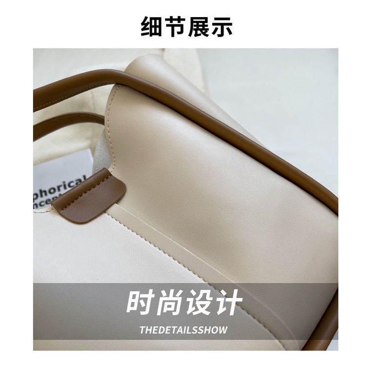 Túi Xách Lụa Cỡ Lớn Màu Tương Phản Phong Cách Mới 2023 Cho Nữ