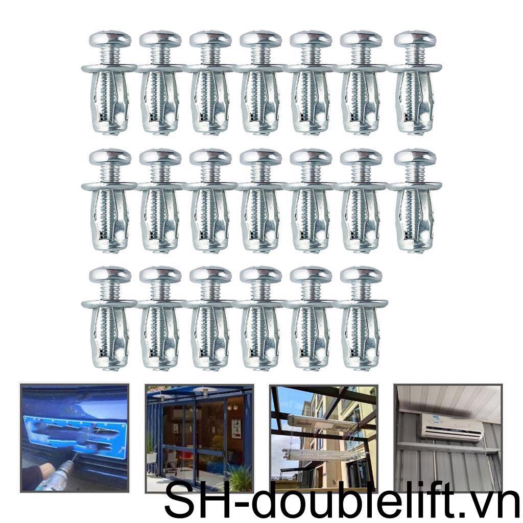 Set 20 Đai Ốc M5 M6 Đa Năng Tiện Dụng Chất Lượng Cao