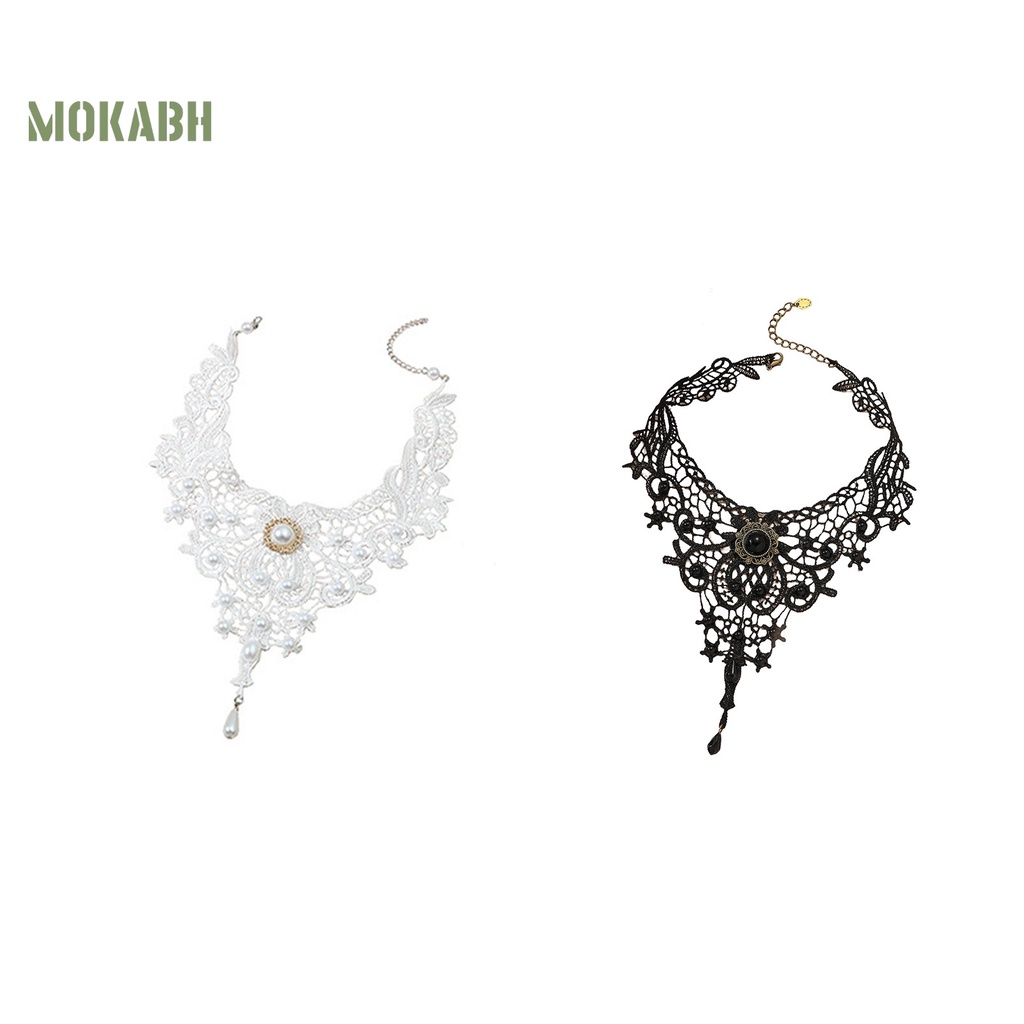 Abh Vòng Cổ Choker Dạng Chuỗi Có Thể Điều Chỉnh Được Theo Phong Cách Retro