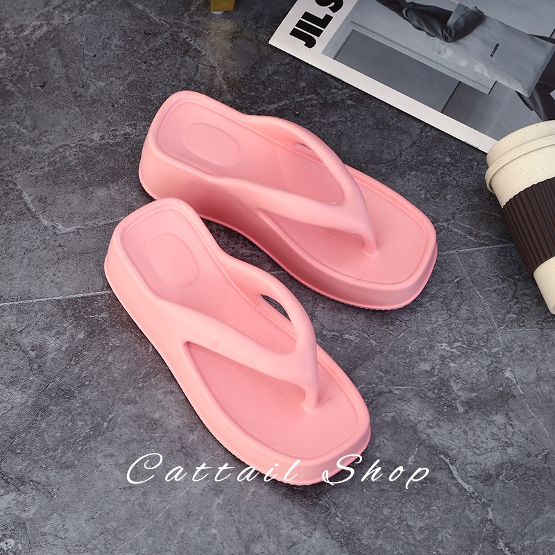 DISHULAN dép dép nữ sandal nữ dép bánh mì nữ dép bánh mì Chống Trượt 062113