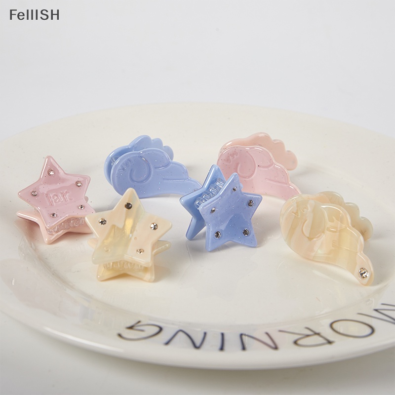 Set 2 Kẹp Tóc Hình Ngôi Sao Nhỏ Dễ Thương Cho Bé Gái 439br