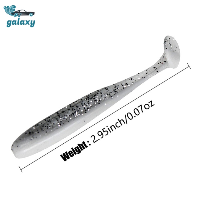 Galaxy Set 100 Mồi Giả Nhử Cá 2g / 7cm Bằng Nhựa Mềm