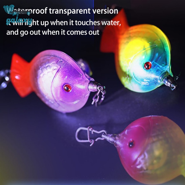 Galaxy Đèn Led Câu Cá Phát Sáng Nhiều Màu Tích Hợp Pin Gọn Nhẹ Chống Thấm Nước Độ Sáng Cao