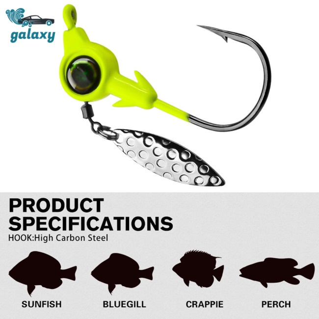Galaxy Set 5 Mồi Giả Nhử Cá 3.5g 5g 7g 10g Gắn Kèm Móc Câu