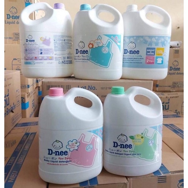 Nước giặt quần áo em bé Dnee 3000ml-Nước Giặt Xả Cho Trẻ Em an toàn, Chính hãng Công ty Đại Thịnh ...