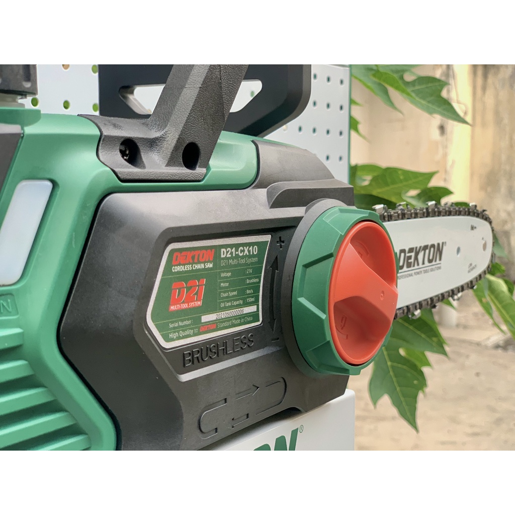 /Máy Cưa Xích 10Inch Dekton /Motor Brushless  / D21-CX10 / Dùng Pin D21 HTP ĐIỆN MÁY