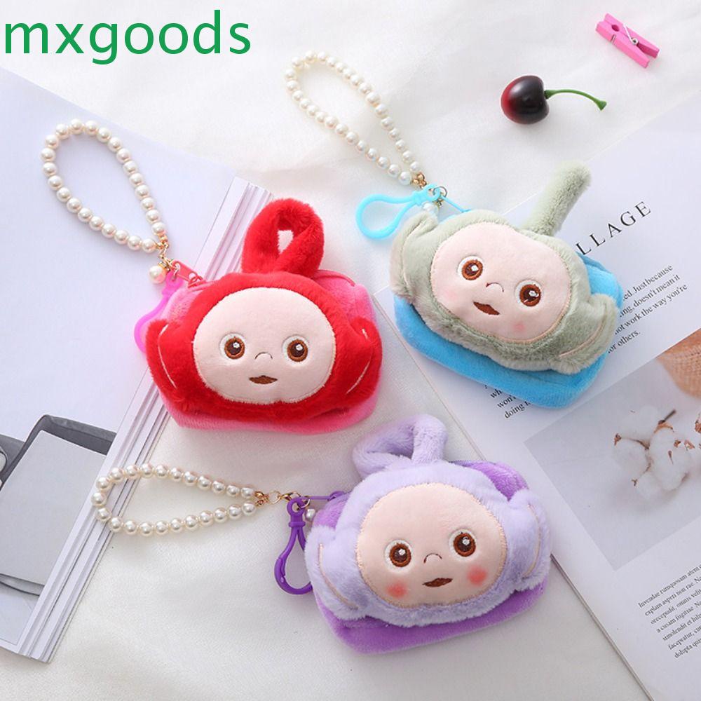 MXGOODS Ví Đựng Tiền Xu Mini Đa Năng Có Khóa Kéo Hình Melody Hoạt Hình Nhồi Bông Dễ Thương Cho Bé