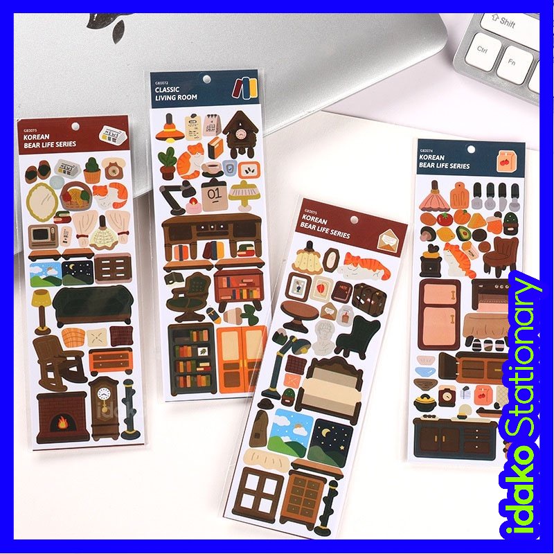 Bộ Thẻ Hình Goo GK0072 Phong Cách Retro Đẹp Mắt