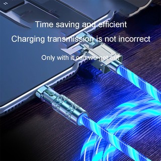 120w USB Cáp Sạc Nhanh Có Đèn LED Cho Thoại IPhone Android Type-C