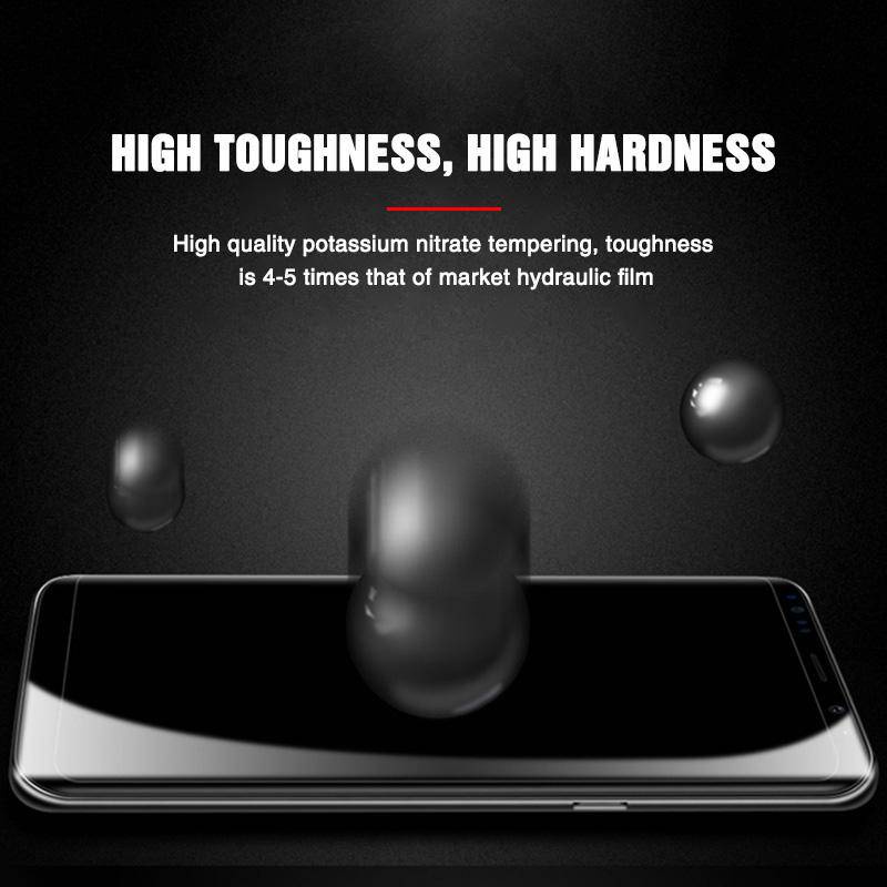 Bộ 3 Kính Cường Lực Cong 100d Cho Samsung Galaxy S23 S22 S21 S20 Note20 Ultra Note8 Note9 Note10 S10 S9 S8 Plus