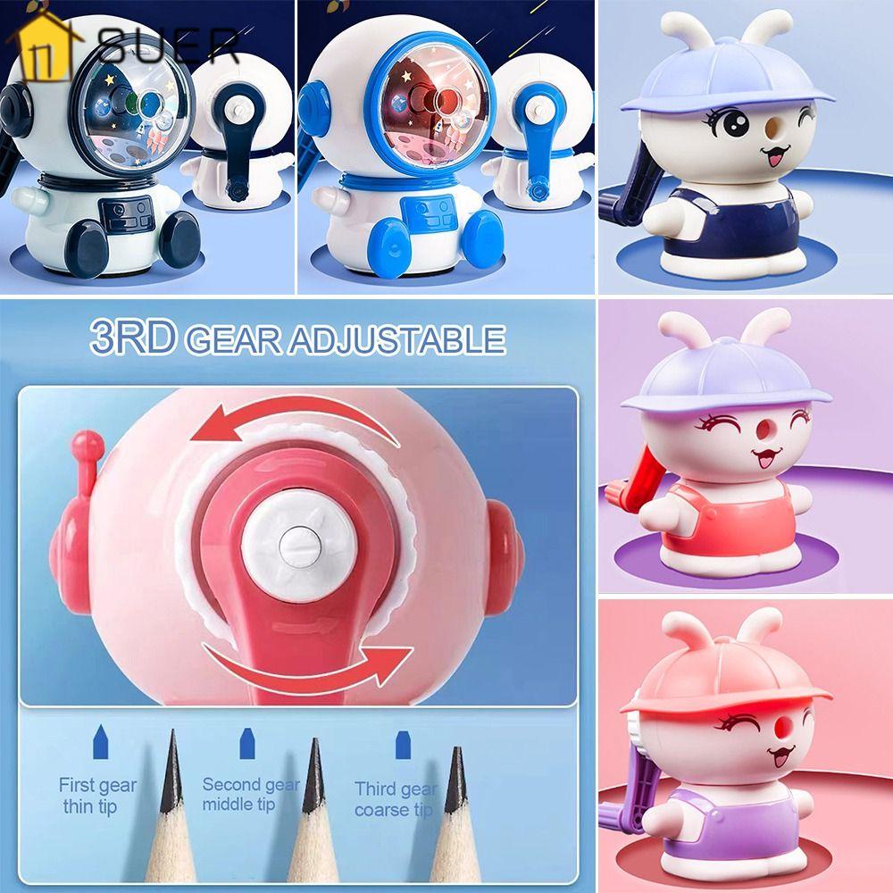 SUENIN Gọt Bút Chì Tự Động Chống Dính Họa Tiết Hoạt Hình Dành Cho Học Sinh / Văn Phòng