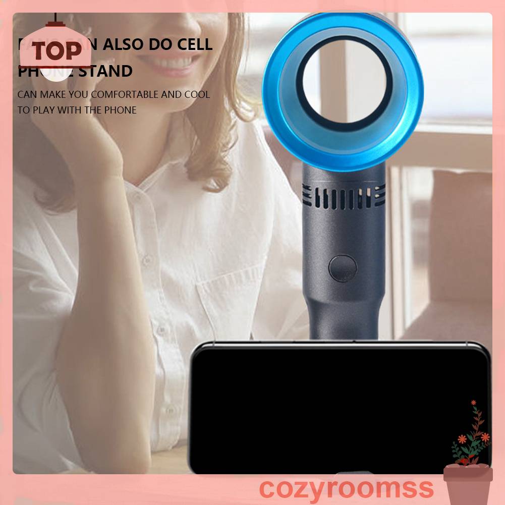 Quạt Điện Làm Mát Cầm Tay Không Dây Sạc USB 3 Tốc Độ Dùng Làm Quà Tặng Mù