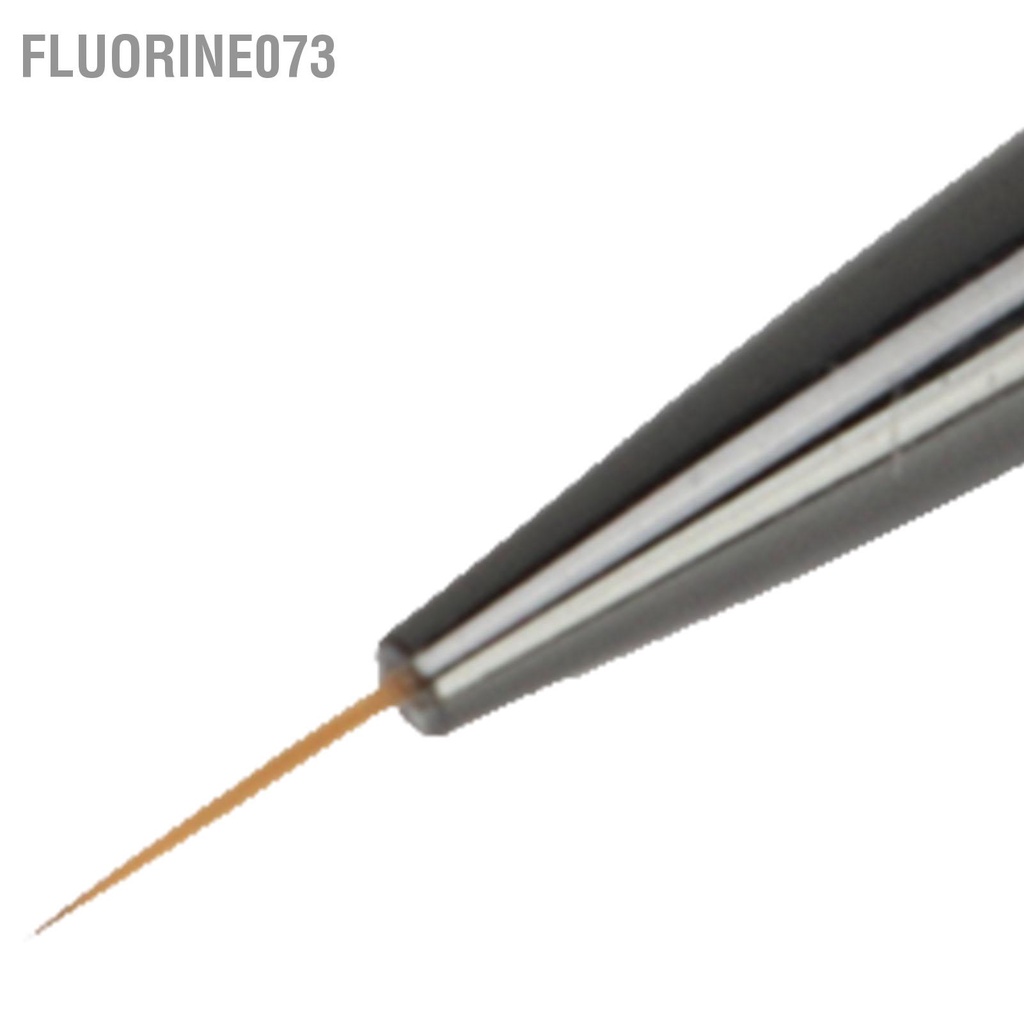 Fluorine073 Cọ vẽ móng chuyên nghiệp nghệ thuật thô Cà phê trong suốt