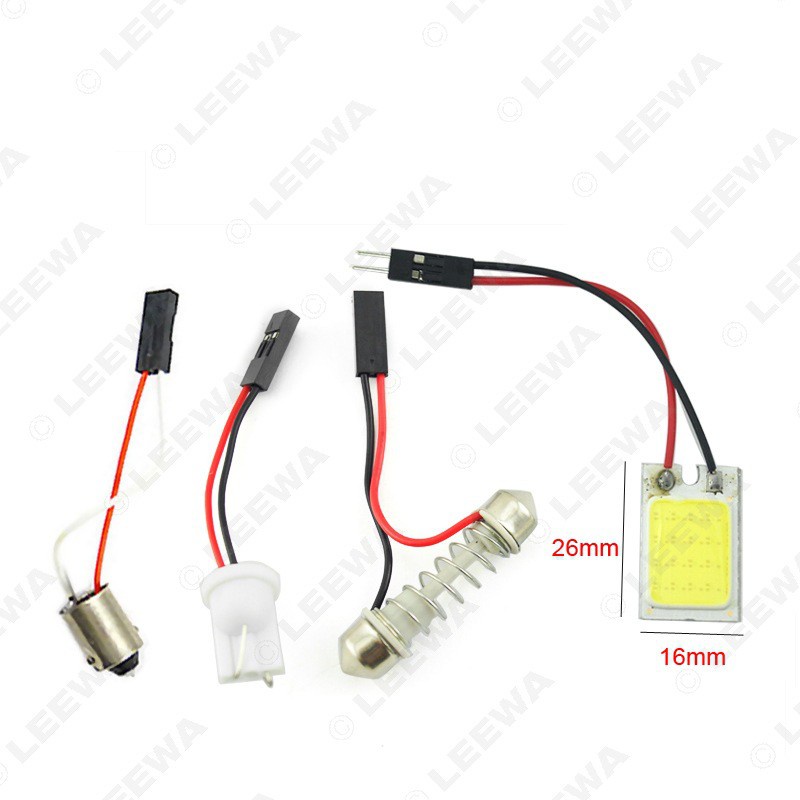 Đèn led trần xe ô tô, gồm 3 chân cắm