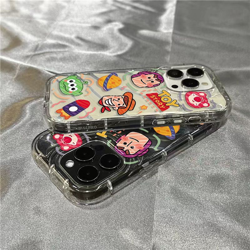 Ốp Điện Thoại Dẻo Trong Suốt Họa Tiết Hoạt Hình Toy Story Cho iPhone14promax 1312 / 11 7 / 8plus xr / sins 8I96