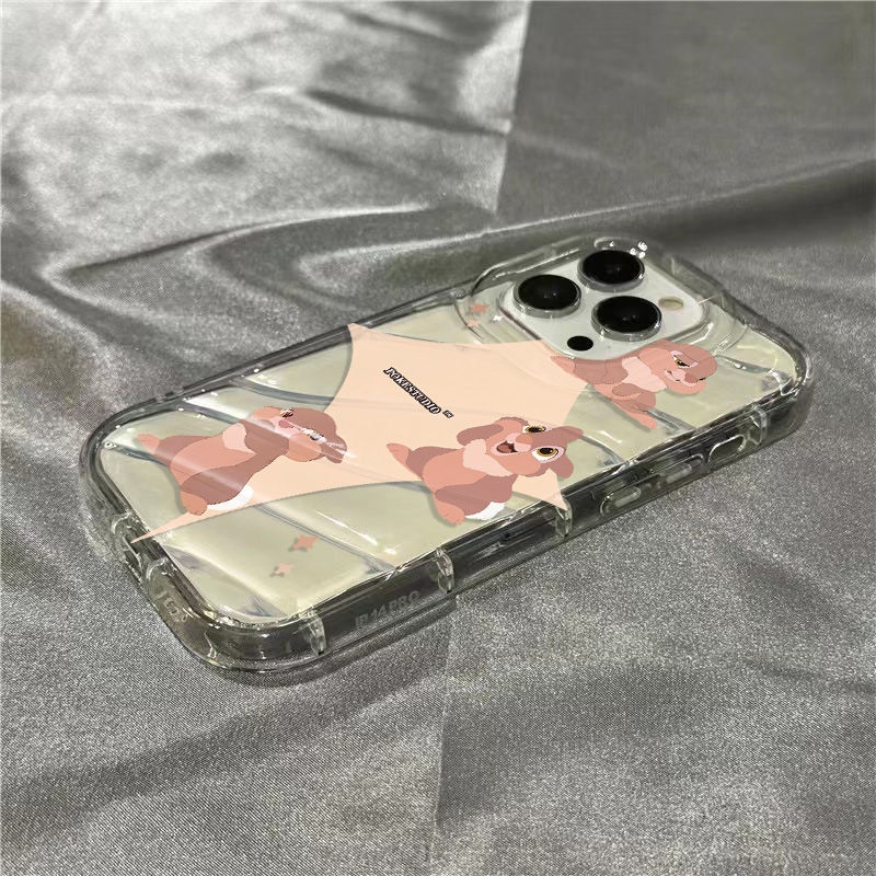 Ốp Điện Thoại Mềm Trong Suốt In Hình Thỏ / Hươu Hoạt Hình Dễ Thương Cho Iphone 14Promax 1312 / 11 7 / 8plus xr