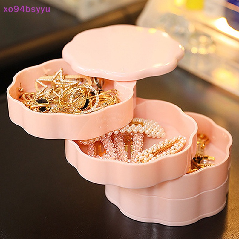 Hộp Đựng Trang Sức 4 Tầng Xo94Bsyu Xoay 360 Độ Tiện Dụng