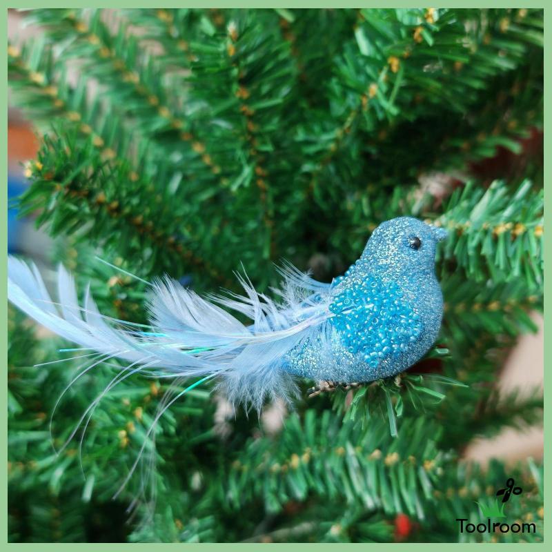 Set 4 Chú Chim Nhân Tạo Mini Bằng Xốp Dùng Trang Trí DIY