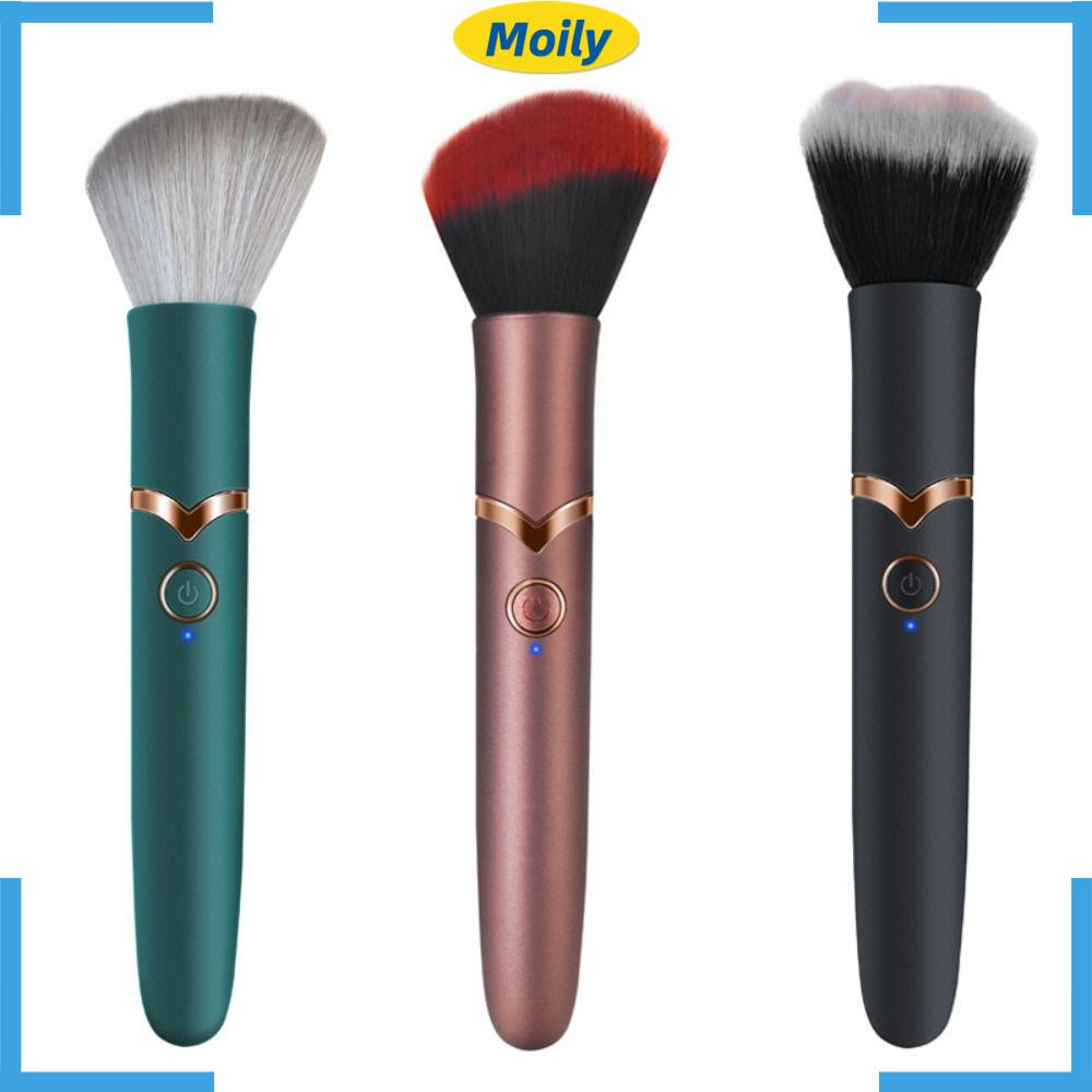 Cọ Trang Điểm Nền / Má Hồng Rung Điện Tử 10 Số Rung Tùy Chỉnh Kèm Sạc USB Tiện Dụng Cho Nữ