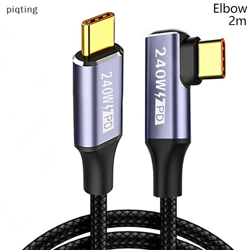 Cáp Sạc Nhanh 48V5A 480Mbps PD240W QC3.0 90 Độ USB Chuyên Dụng Cho Điện Thoại / Máy Tính