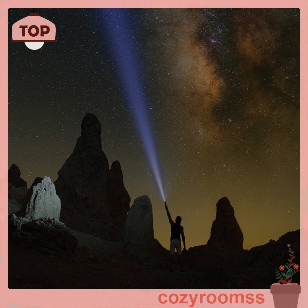 Đèn Pin Chống Nước IPX4 1200LM 30W LED Có Thể Sạc Lại Bằng Cổng USB