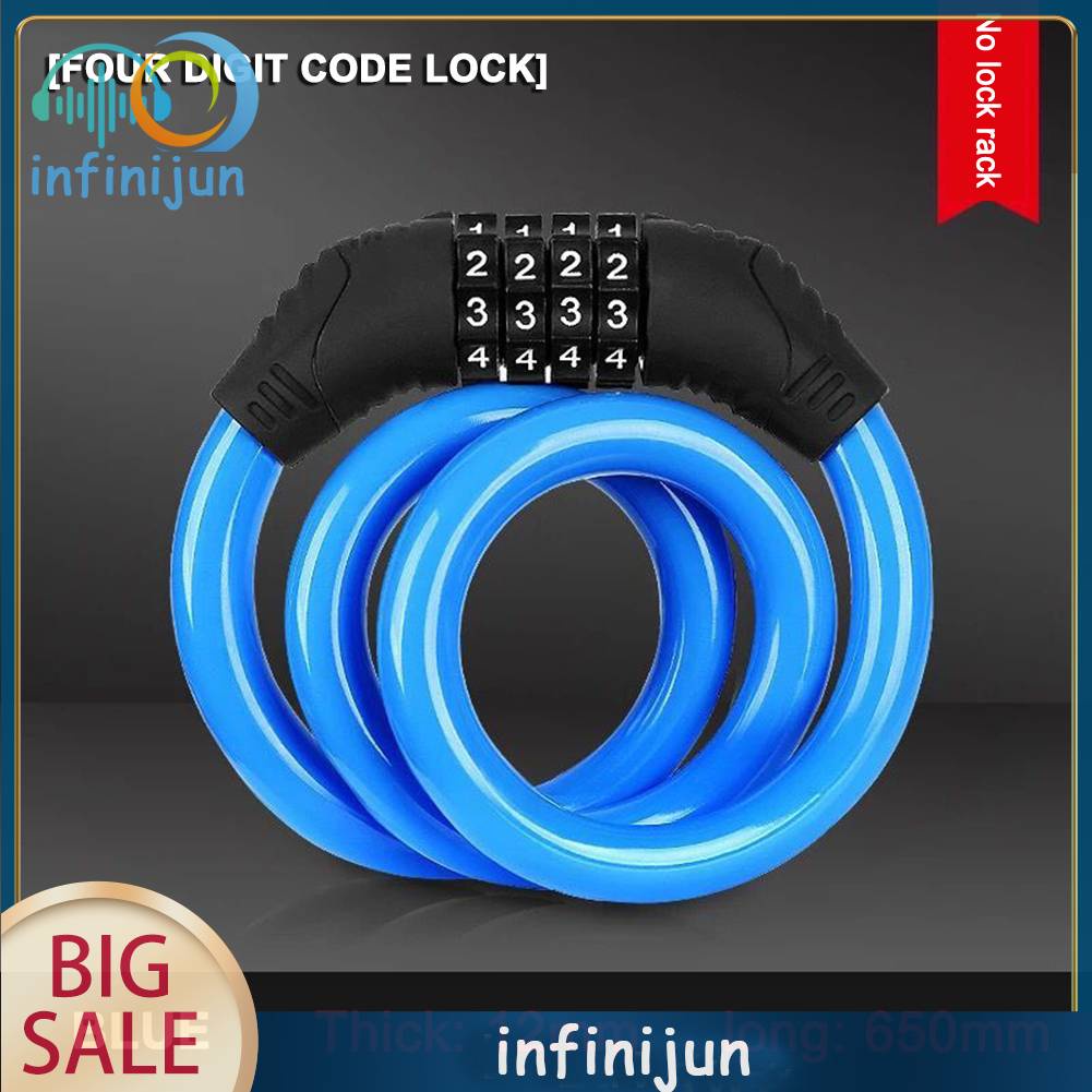 Khóa 4 Số Chống Trộm Cho Xe Đạp