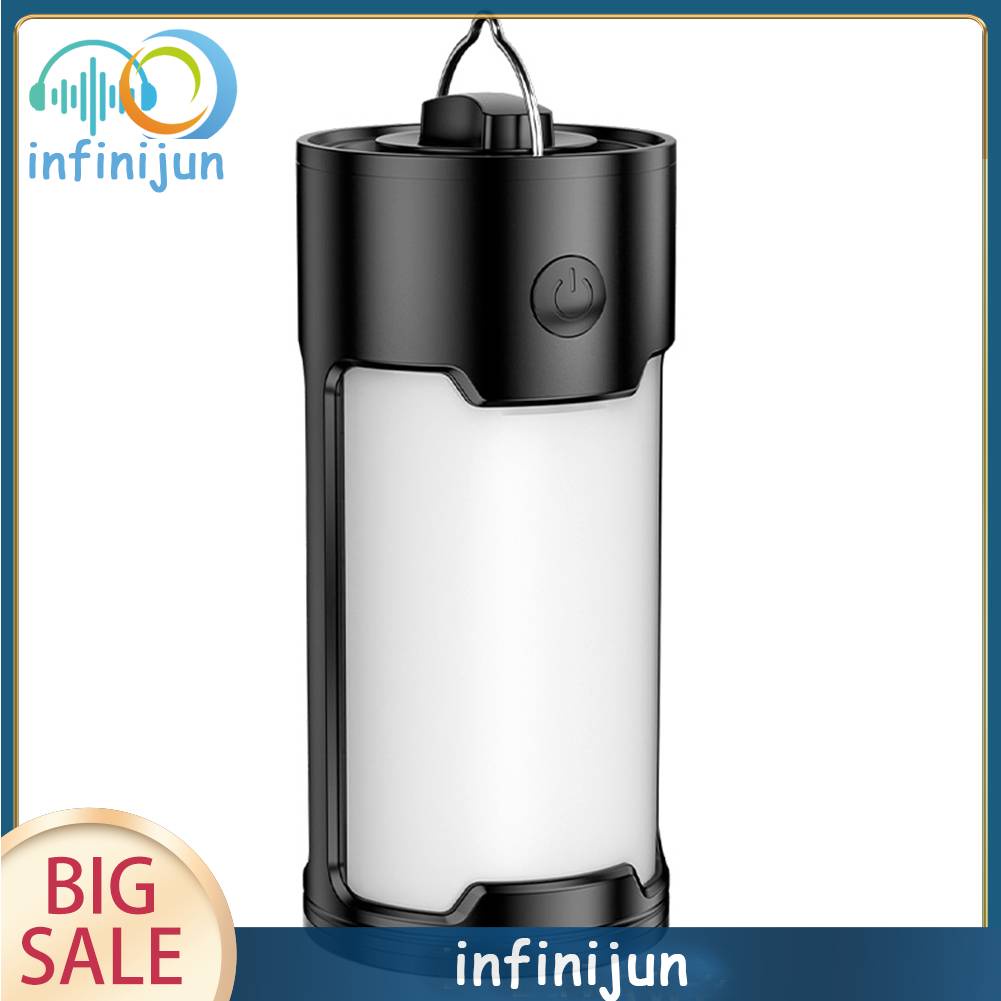 Đèn Cắm Trại 2 Chế Độ IPX4 Kèm Móc Treo Tiện Dụng