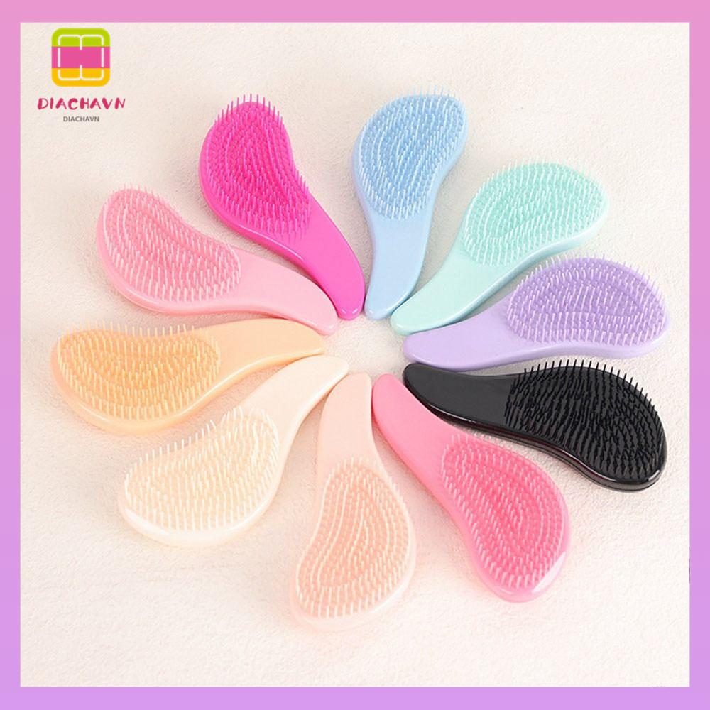 DIACHAVN Bộ 2 Lược Tạo Kiểu Tóc Chống Thắt Nút Chuyên Dụng Cho Salon