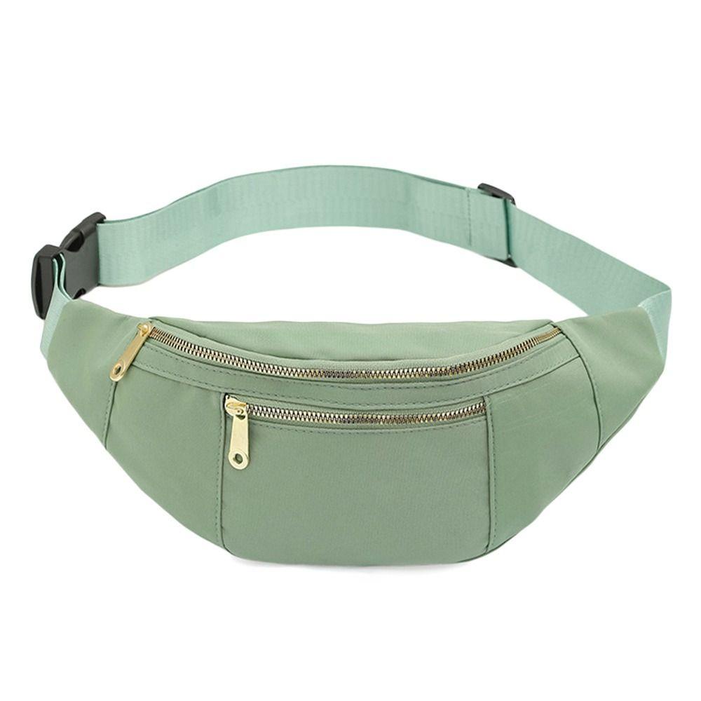 WONDER Túi Đeo Chéo Ngực Vải Oxford Màu Trơn Dễ Phối Đồ Thời Trang Cho Bạn Gái