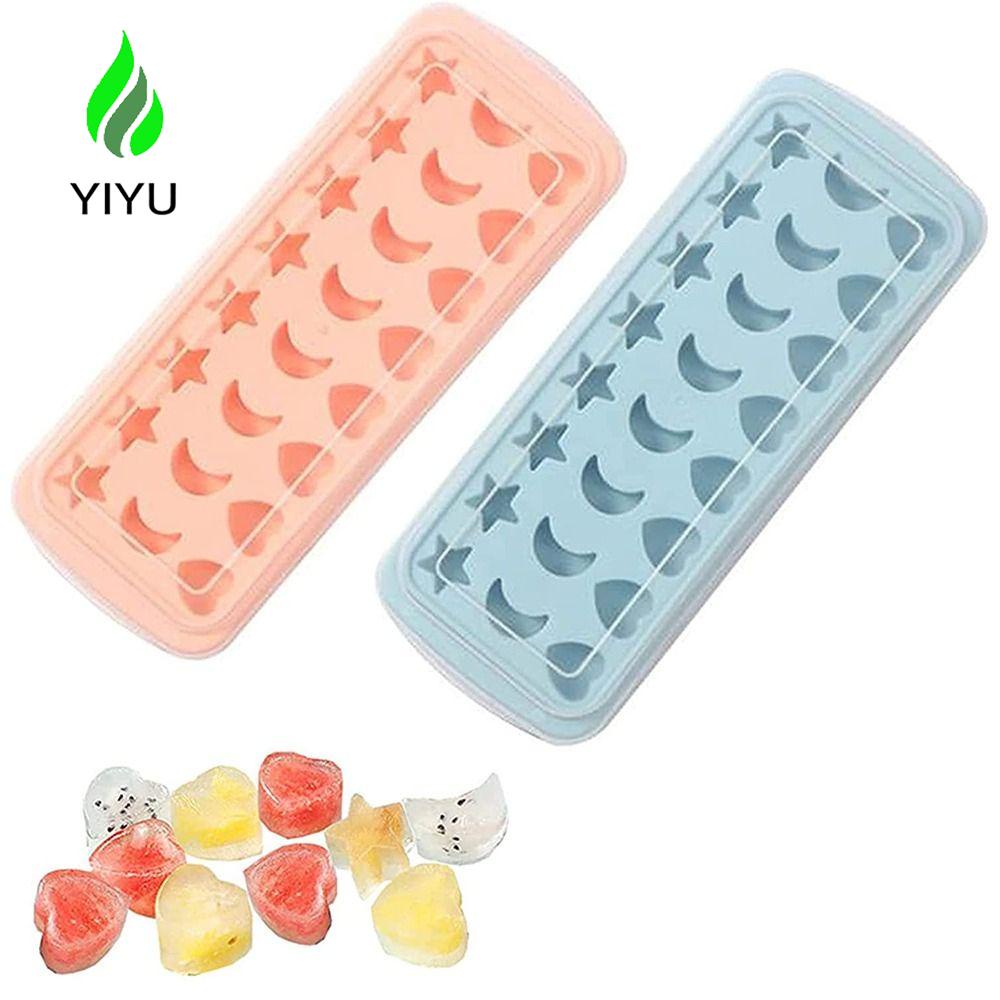 YIYU Khuôn Silicone Làm Bánh / Sô Cô La Hình Trăng Sao / Trái Tim DIY