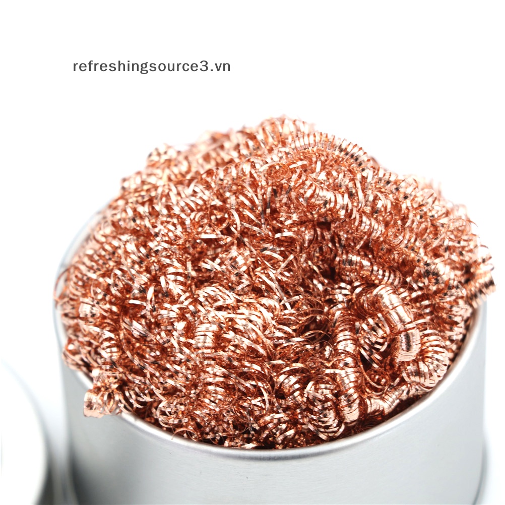 Bóng Làm Sạch Đầu Hàn Sắt Refe3} Kèm Hộp Kim Loại {refreshingsource3.vn}